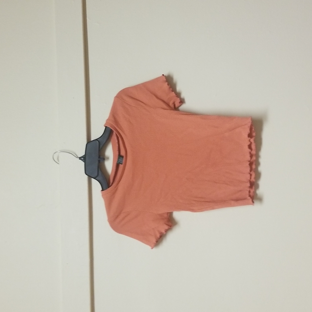Orangey pink croptop